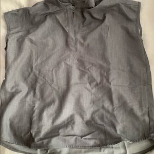 Figs M graphite rafela scrub top